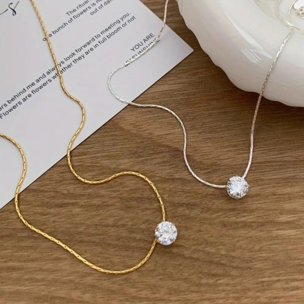 Naszyjnik Moissanite Cléa