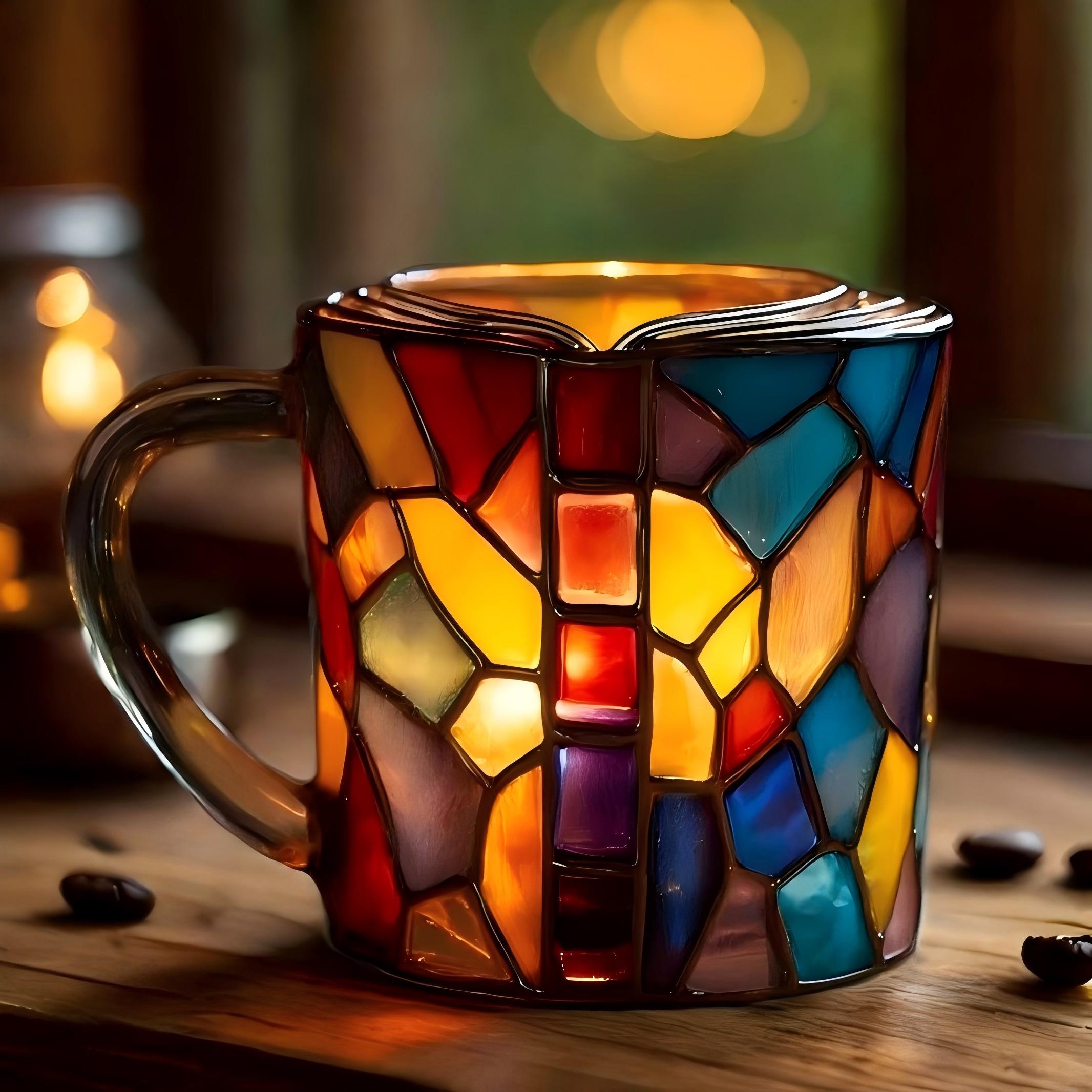 Mosaïque | Tasse – Un arc-en-ciel fait main dans vos mains