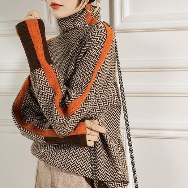 Emma™ | Sweter w paski