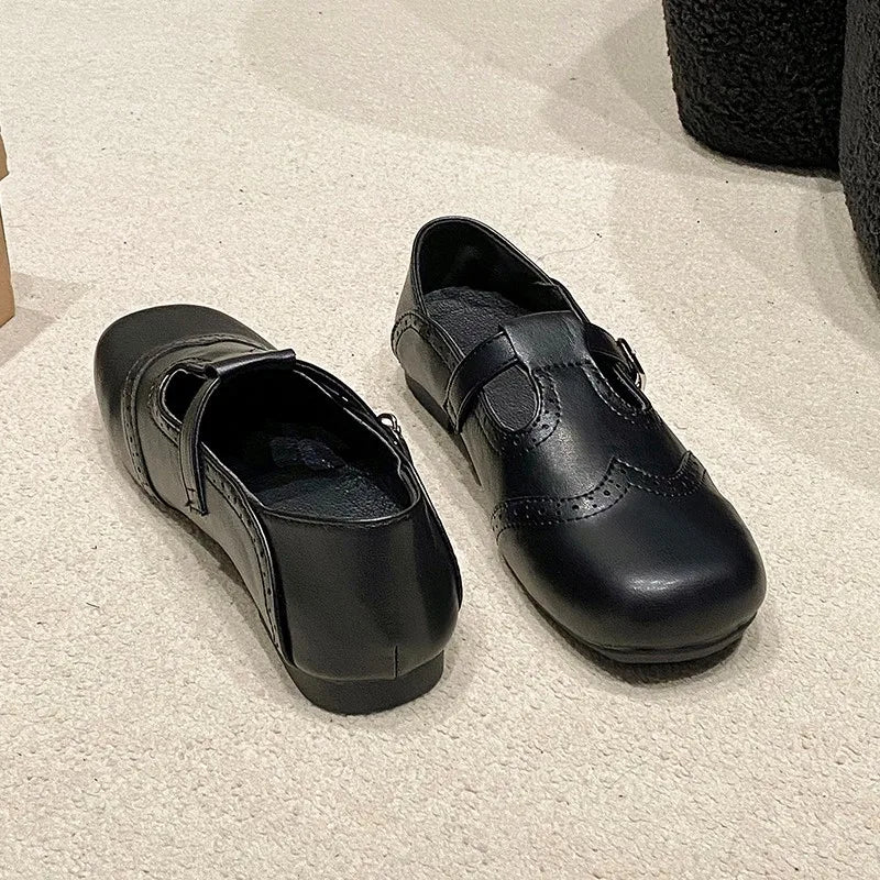 Emilia® | Wegańskie Baleriny Ortopedyczne ze Skóry