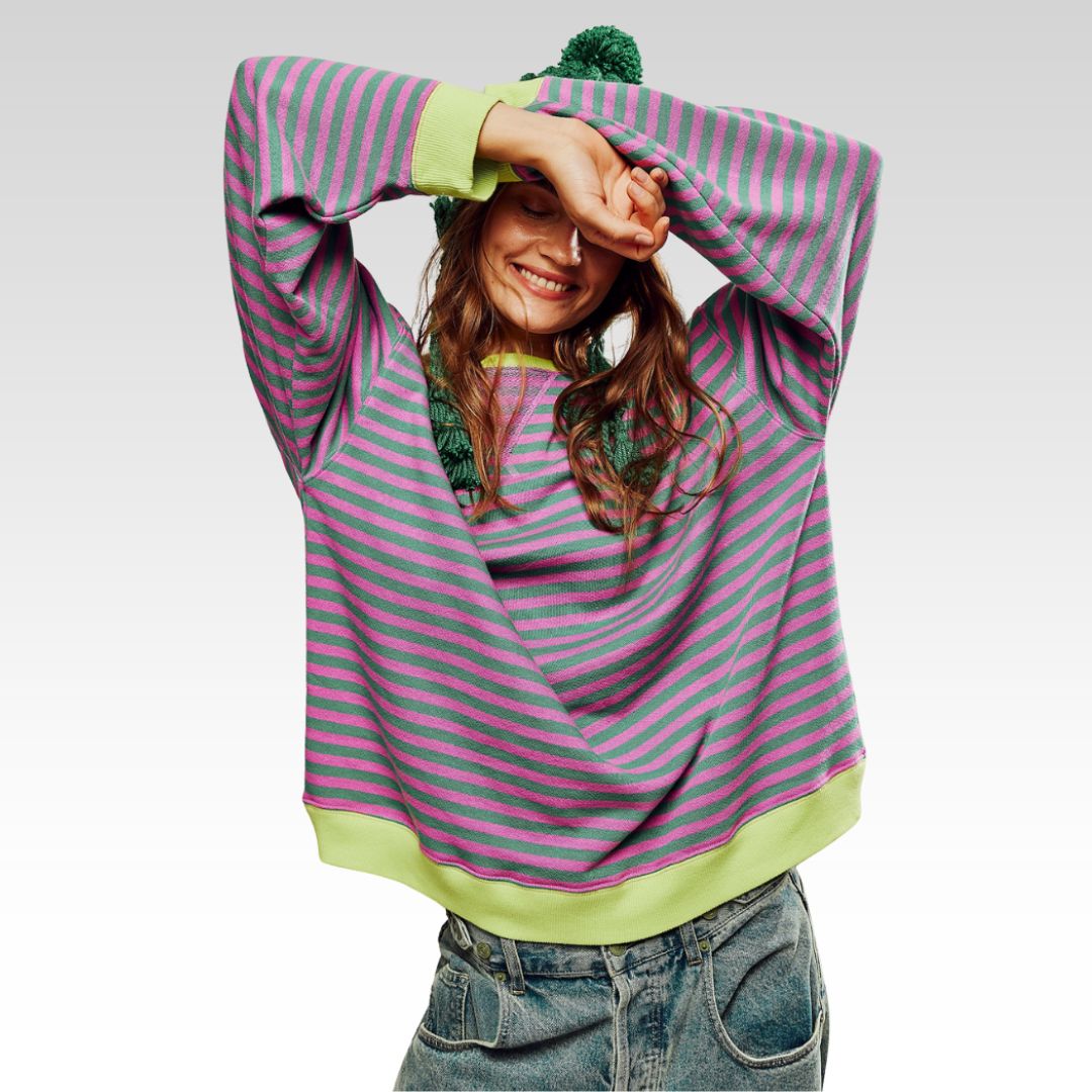 Mana | Pull Oversized Rayé