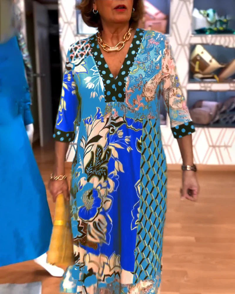 Aurélia™ | Sukienka Patchwork