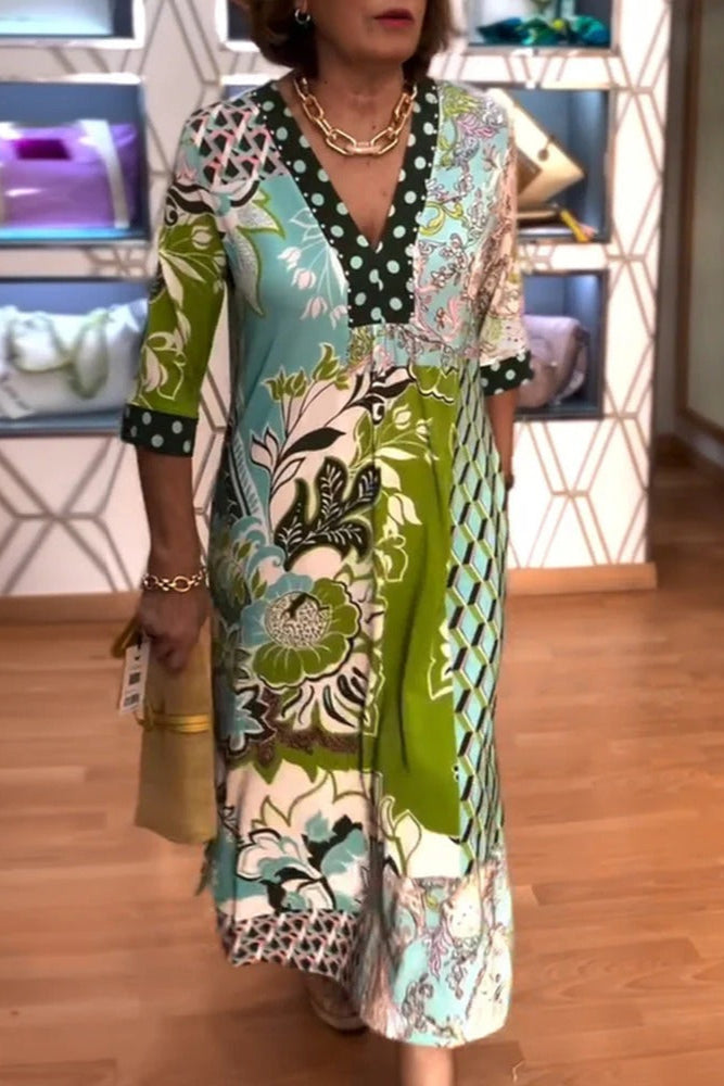 Aurélia™ | Sukienka Patchwork