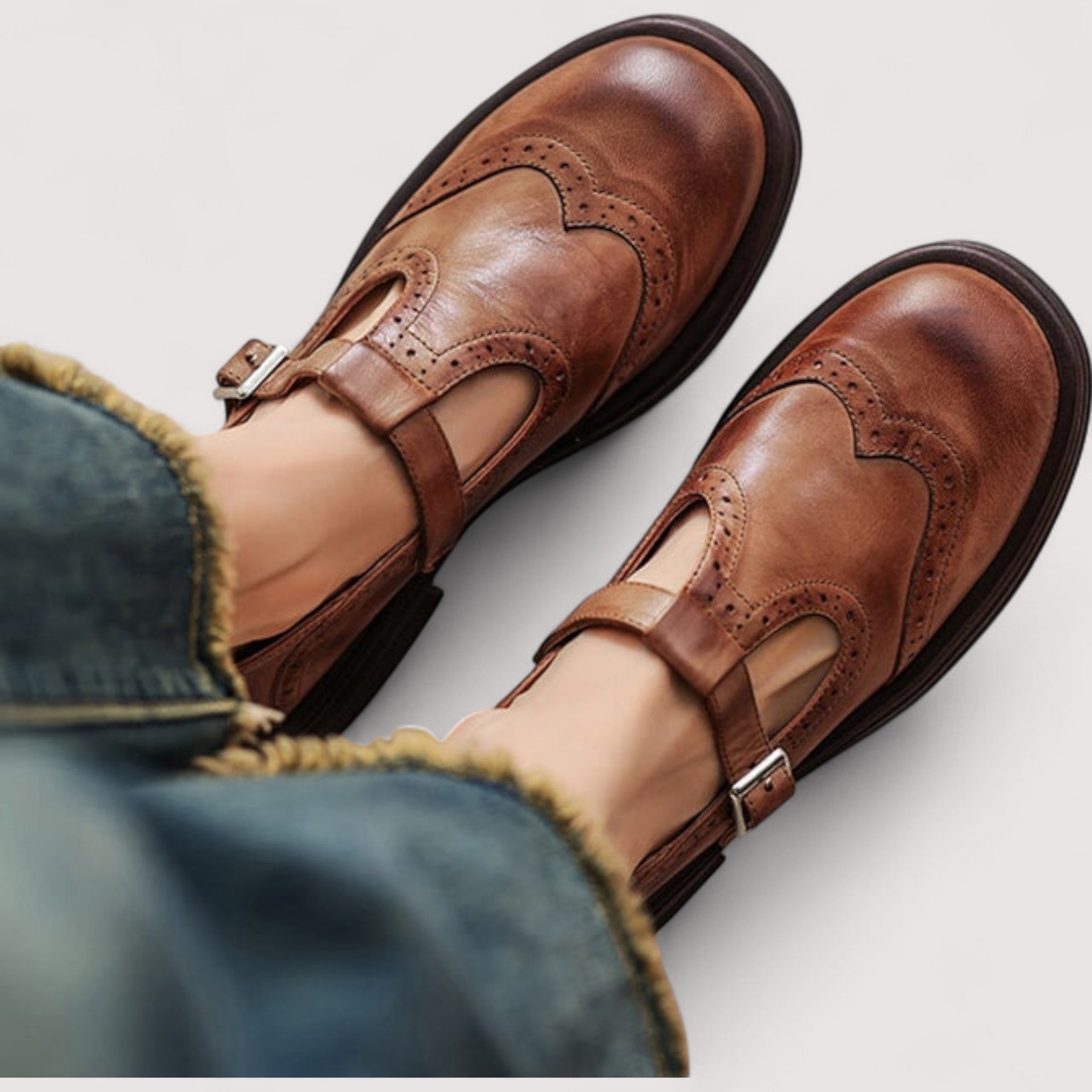 Lisa® | Ortopedyczne buty Mary Jane z wegańskiej skóry