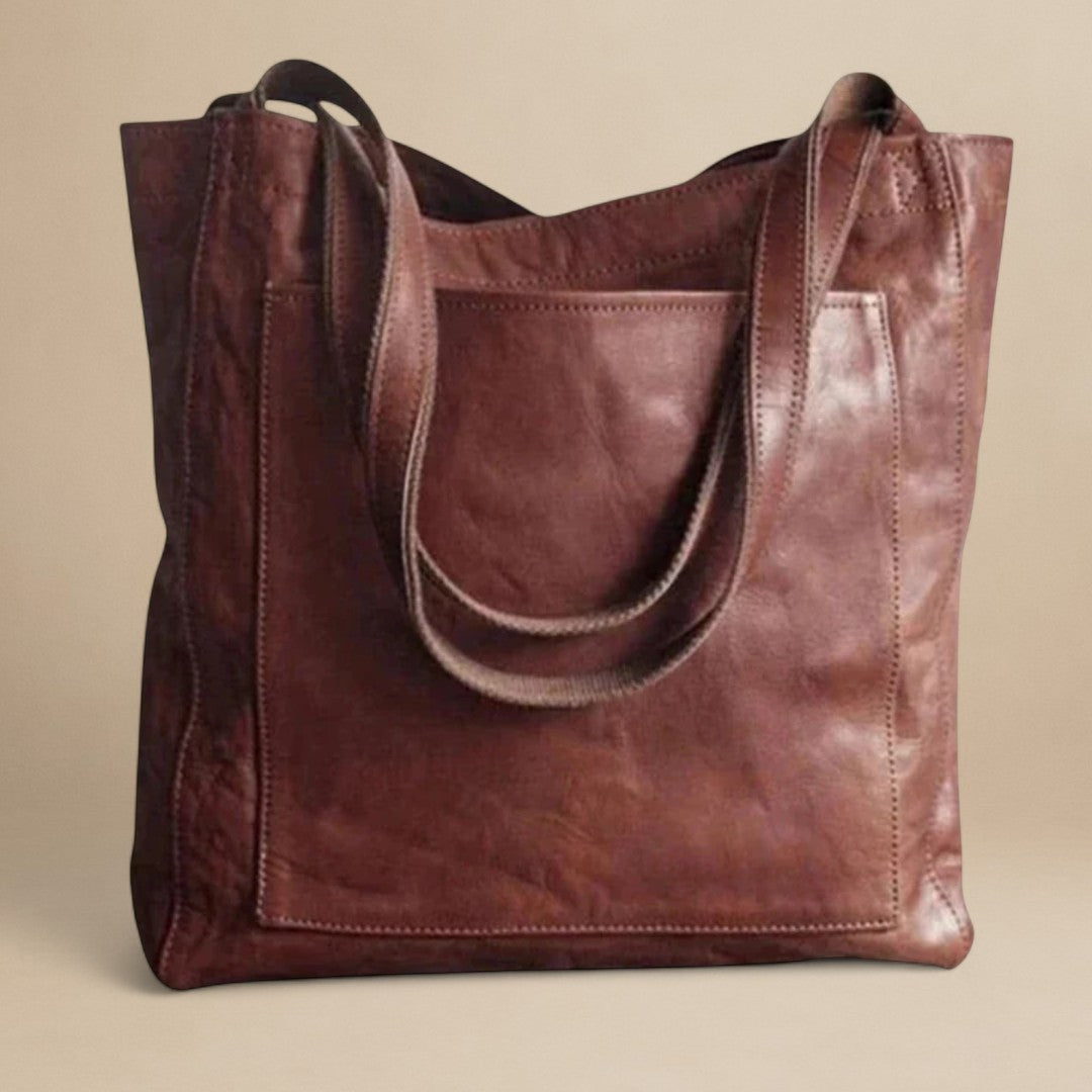 Elvira™ | Nowoczesna torba na ramię ze skóry