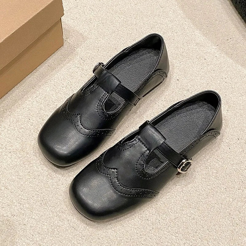 Emilia® | Wegańskie Baleriny Ortopedyczne ze Skóry