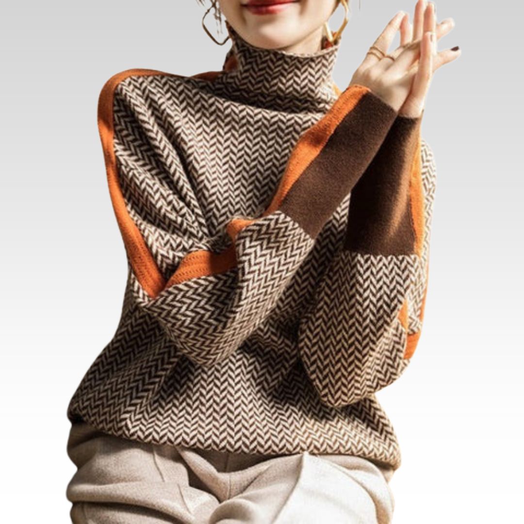 Emma™ | Sweter w paski