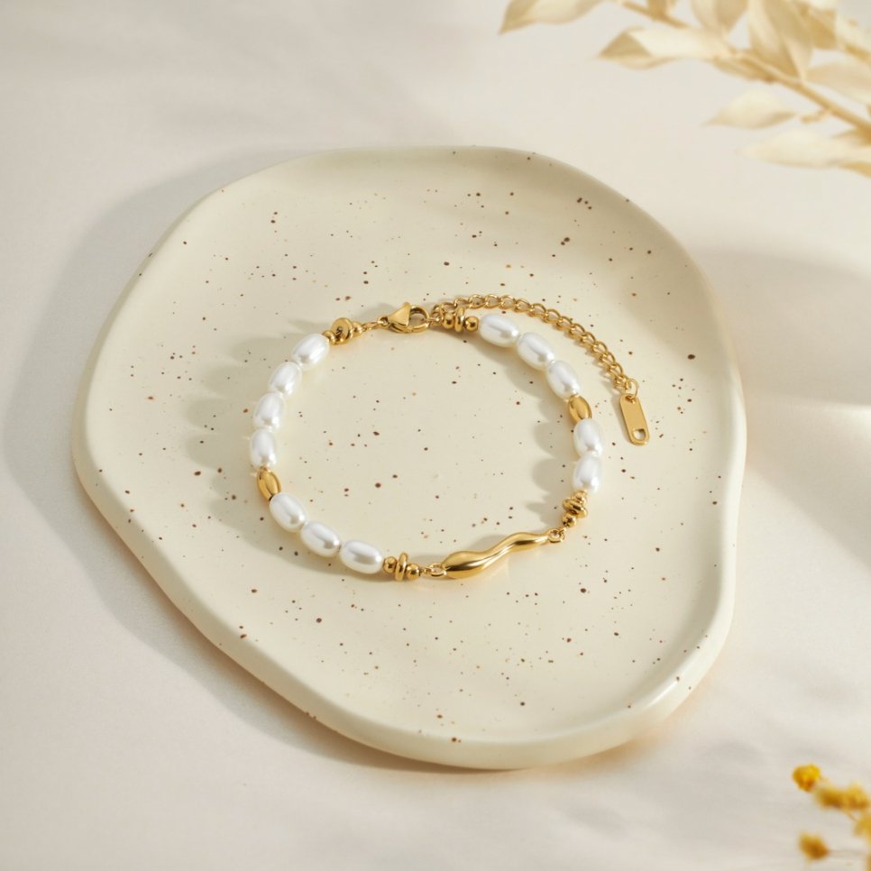 Elenora® | Bransoletka z pereł słodkowodnych Lov